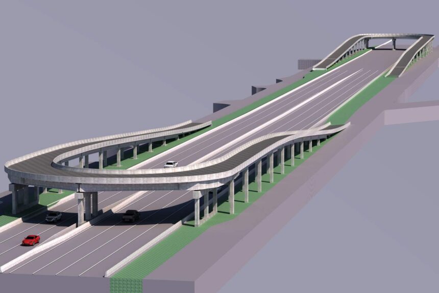 Obra de viadutos em Sarandi entra na fase de construção e pilares