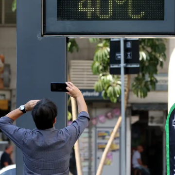 Alerta vermelho prevê tempestade no sul e onda de calor em 7 estados; incluindo Paraná.