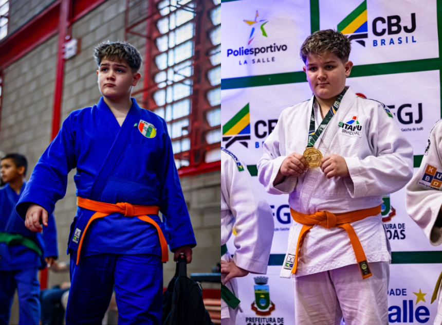 “Queria gritar, correr, chorar”: atleta de Sarandi conquista ouro no Brasileiro de Judô aos 11 anos
